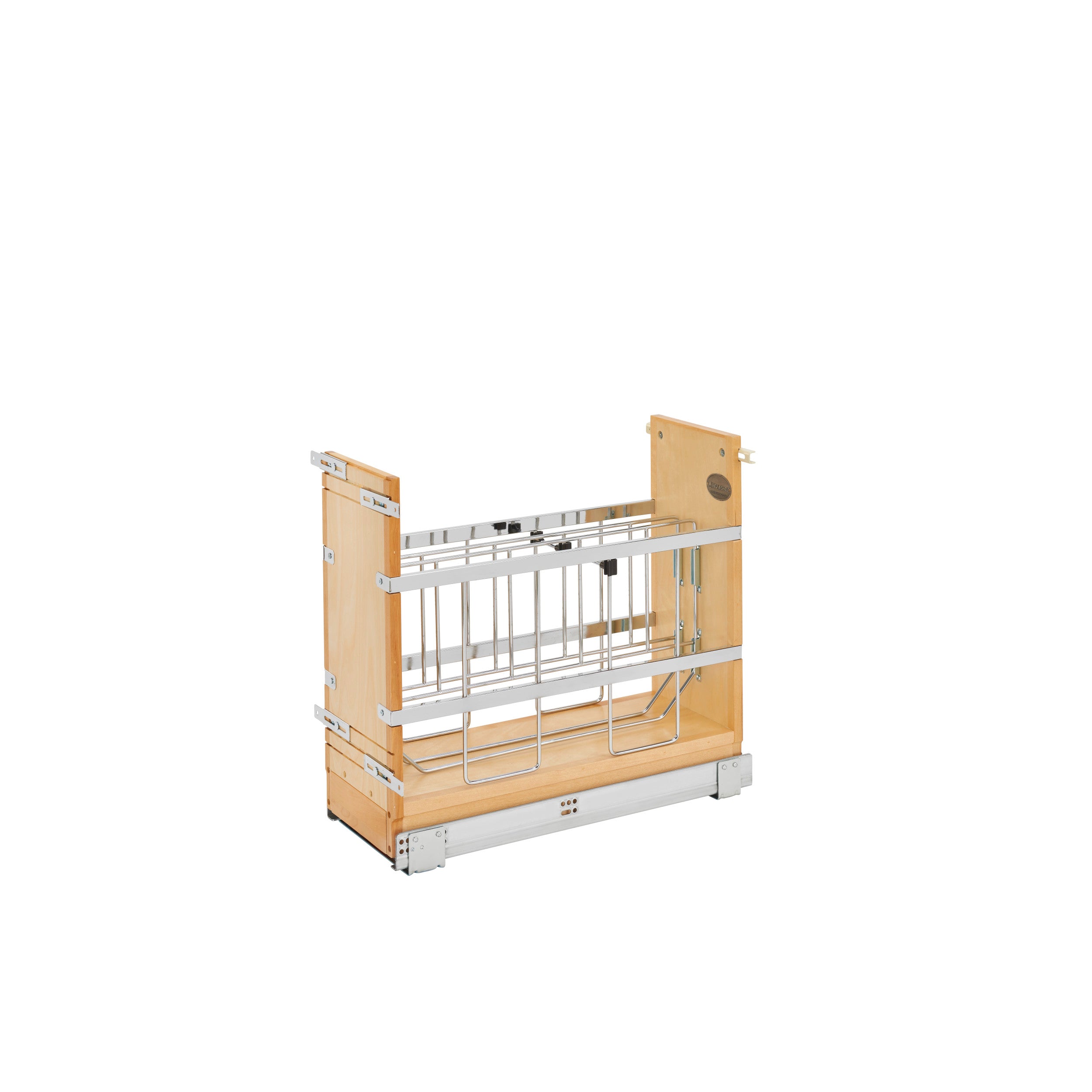 8 in Tray Divider, Foil & Wrap Organizer Soft-Close Natural  8.75 in (222 mm) W x 21.66 in (550 mm) D x 19.5 in (495 mm) H