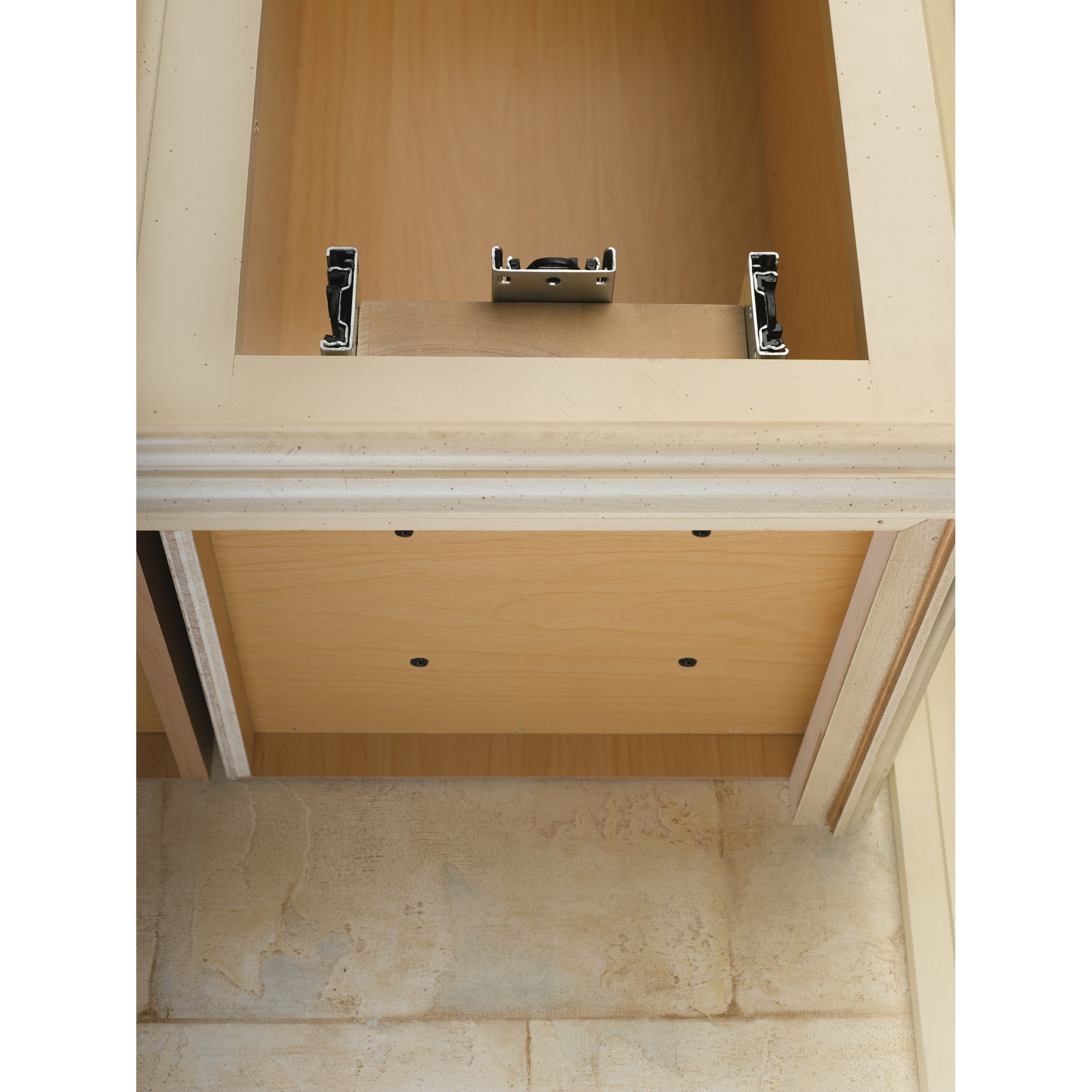 8 in Wood Pull Out Wall Organizer w/Soft Close Natural  8 in (203 mm) W x 10.75 in (273 mm) D x 26.15 in (664 mm) H