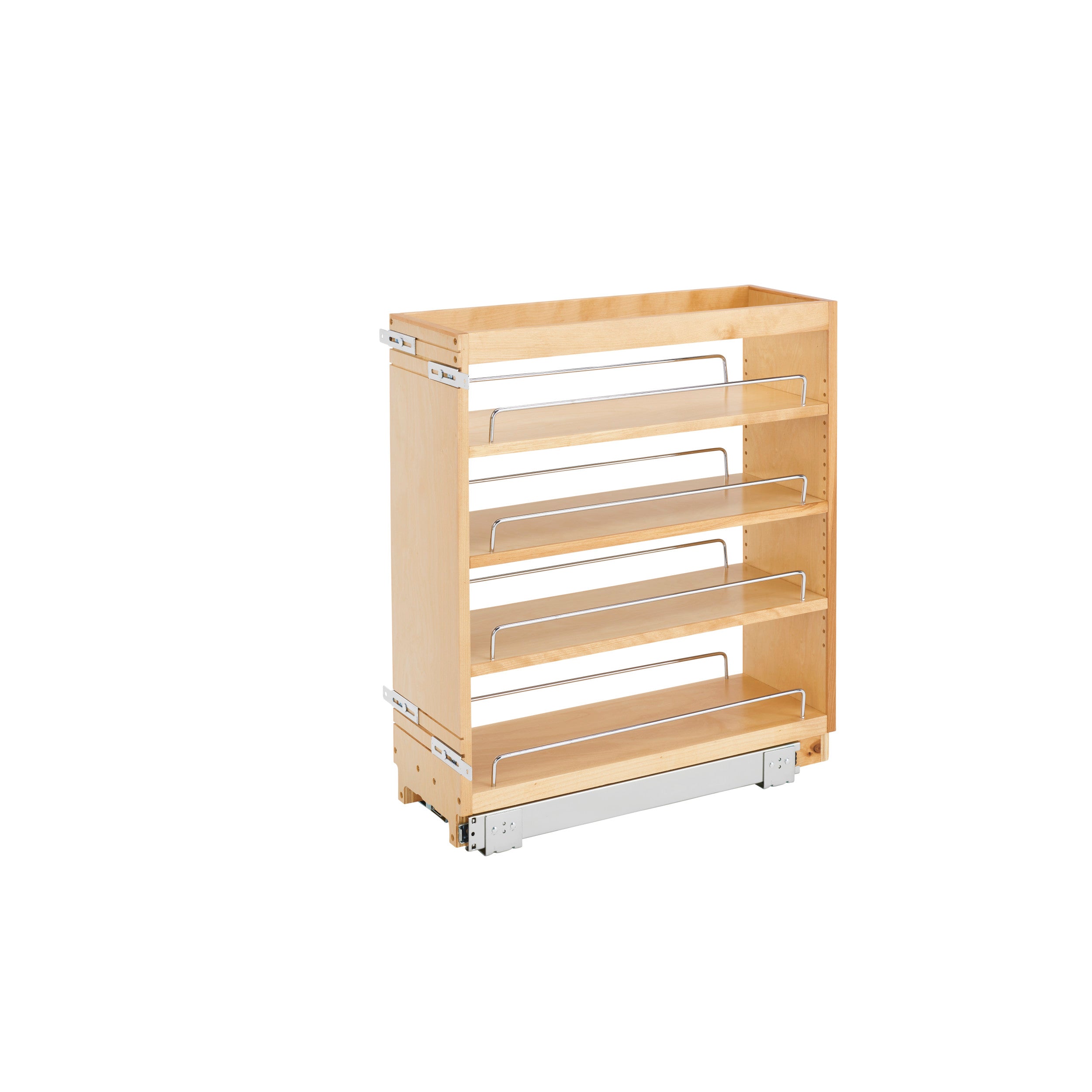 8 in Base Cabinet Organizer Natural  8 in (203 mm) W x 22.5 in (572 mm) D x 25.5 in (648 mm) H