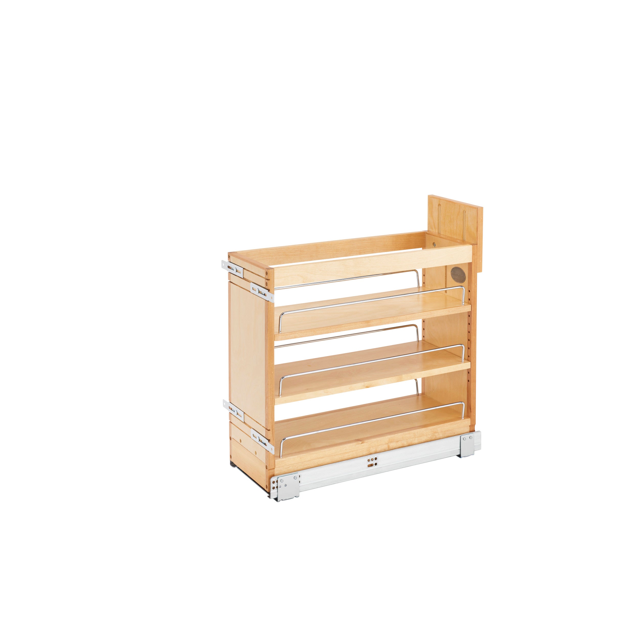 8 in Door/Drawer Base Cabinet Organizer w/Soft-Close Natural  8.75 in (222 mm) W x 21.63 in (549 mm) D x 19.44 in (494 mm) H