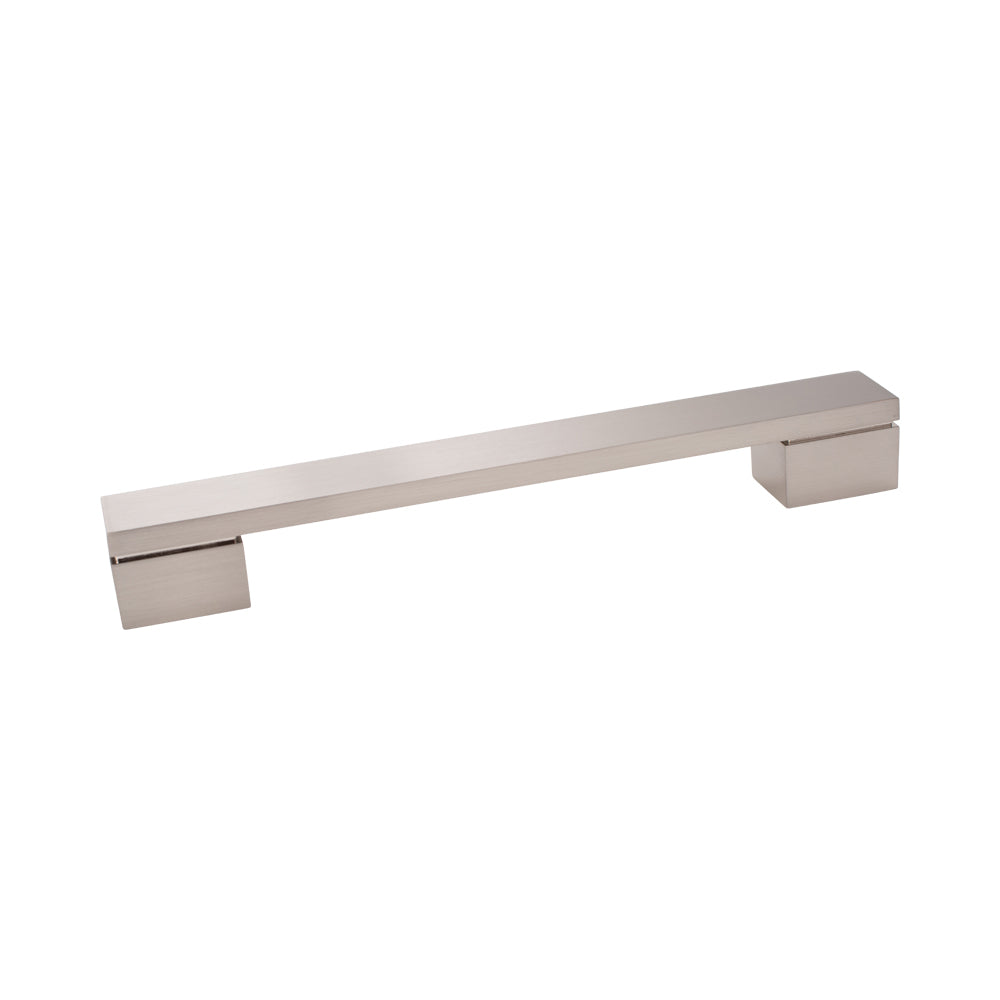 Handle Square C/C 384mm O/A 409mm Brush Ni