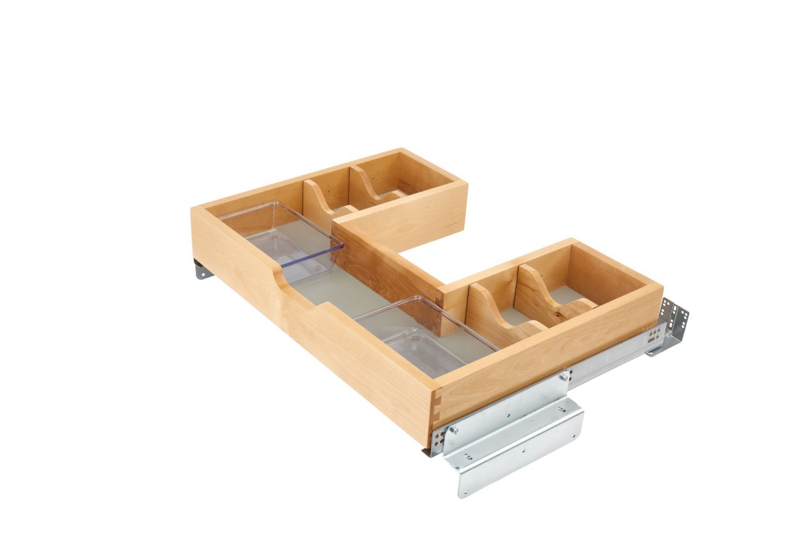 WOOD U-SHAPE UNDERSINK SIDE MNT P-O W/SC