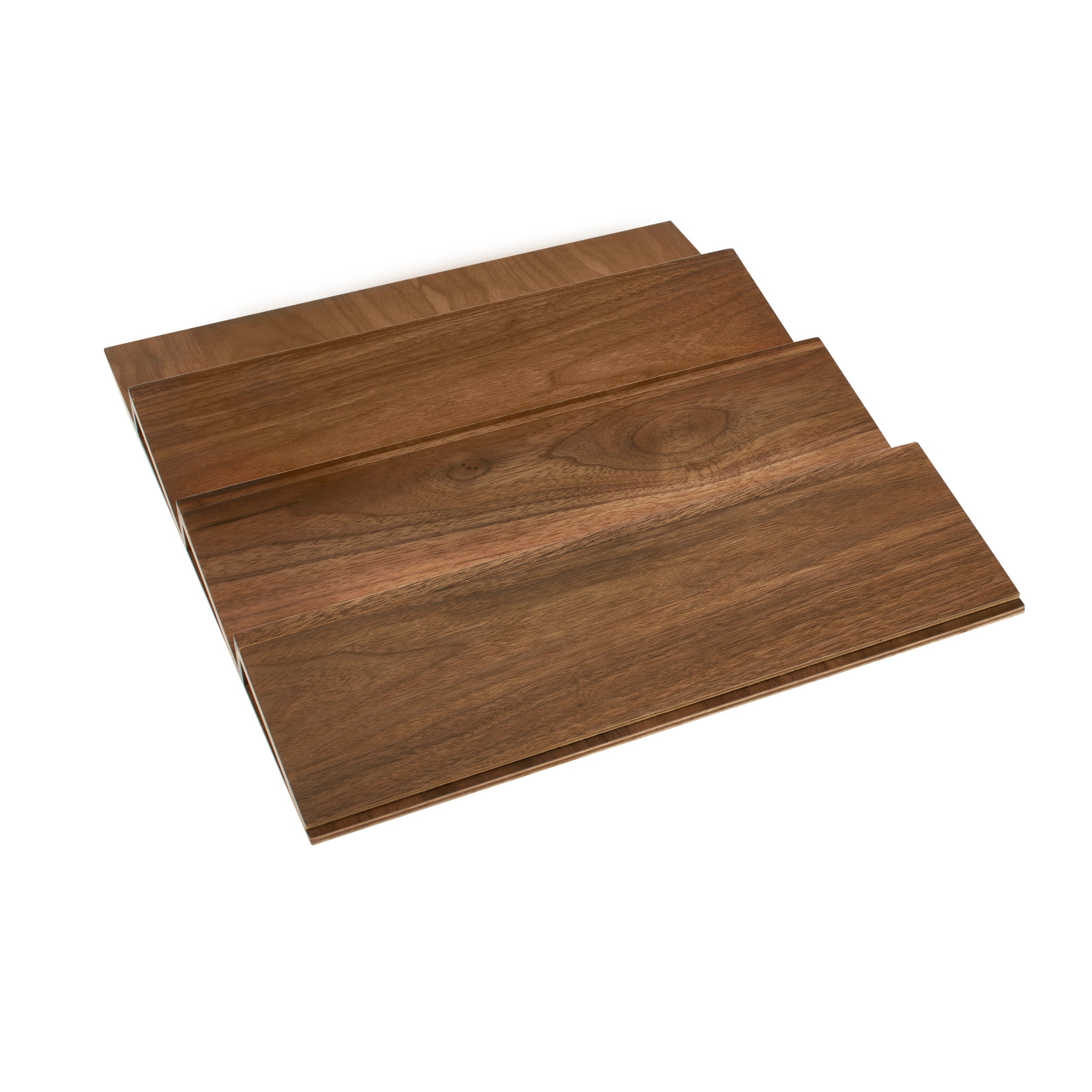 16 in Wood Spice Drawer Insert Walnut  16 in (406 mm) W x 19.75 in (502 mm) D x 1.55 in (39 mm) H