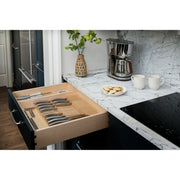 Double Knife Block Drawer Insert-Wood Natural  18.5 in (470 mm) W x 22 in (559 mm) D x 2 in (51 mm) H