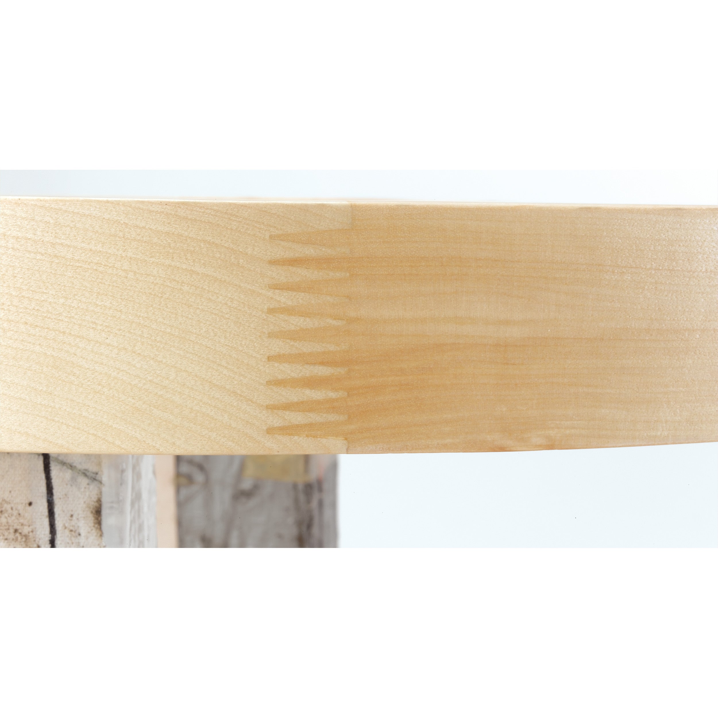 32 in Wood Kidney Lazy Susans 2-Shelf Natural  32 in (813 mm) W x 32 in (813 mm) D x 26 in (660 mm) H