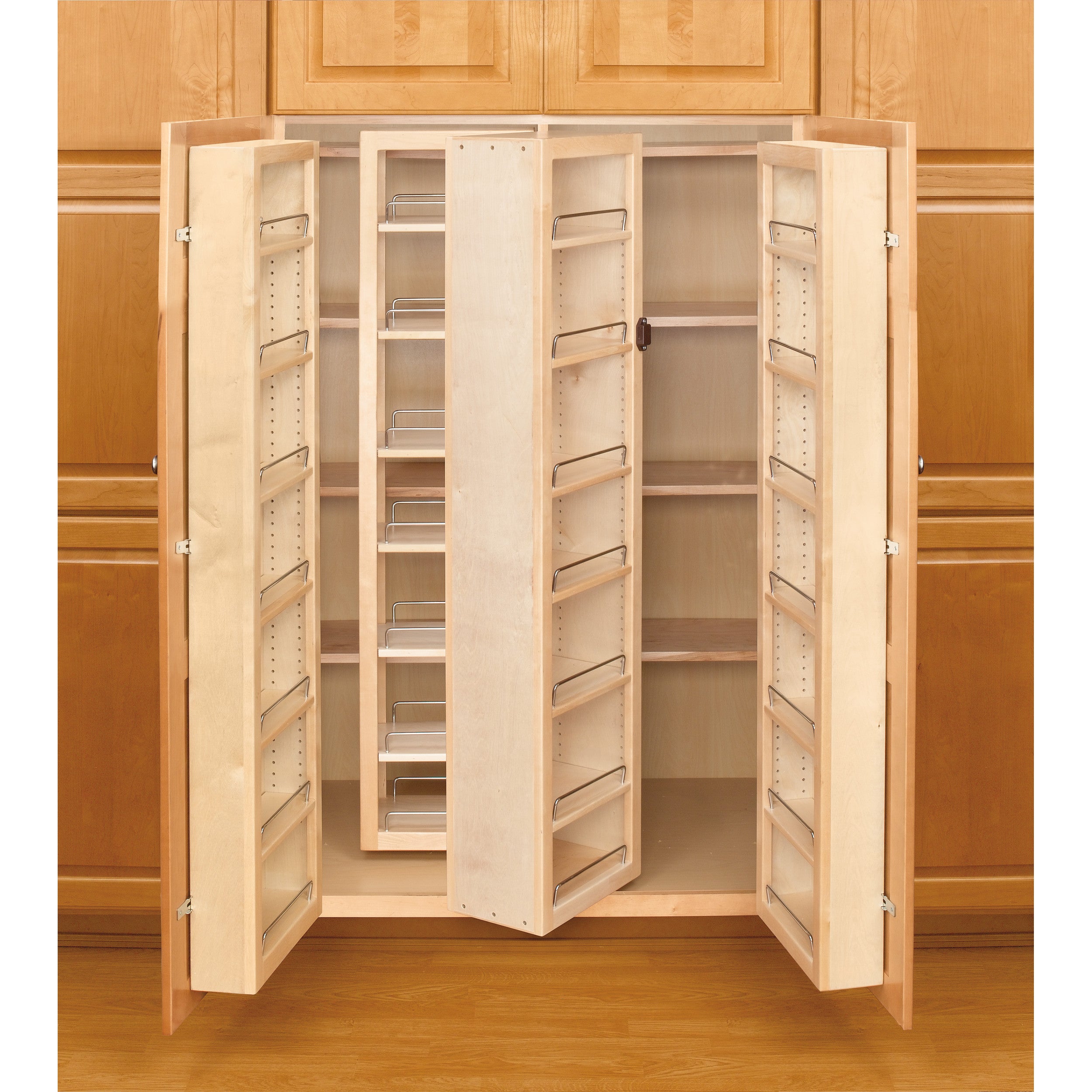 45 in Swing Out Pantry Kit Natural  12 in (305 mm) W x 7.5 in (191 mm) D x 45 in (1143 mm) H