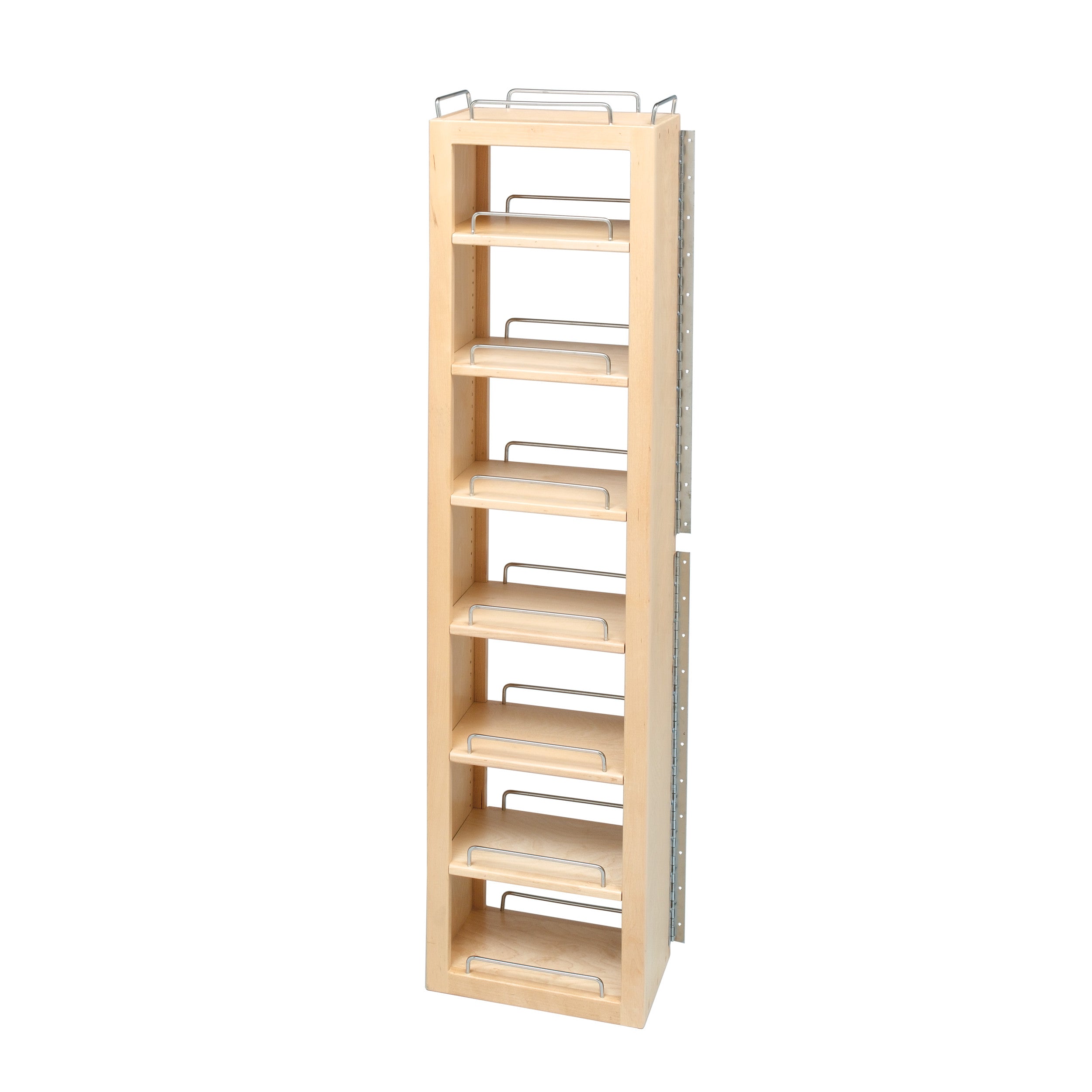 57 in Internal Swing Out Pantry Only Natural  12 in (305 mm) W x 7.5 in (191 mm) D x 57 in (1448 mm) H
