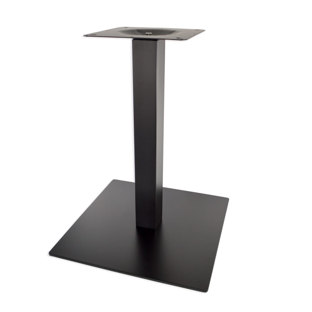 Square Table Base, 22" Square - Black 5000BKZ