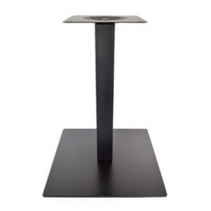 Square Table Base, 22" Square - Black 5000BKZ