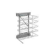 18 in Wine Rack Organizer Chrome  14.13 in (359 mm) W x 17 in (432 mm) D x 25.75 in (654 mm) H