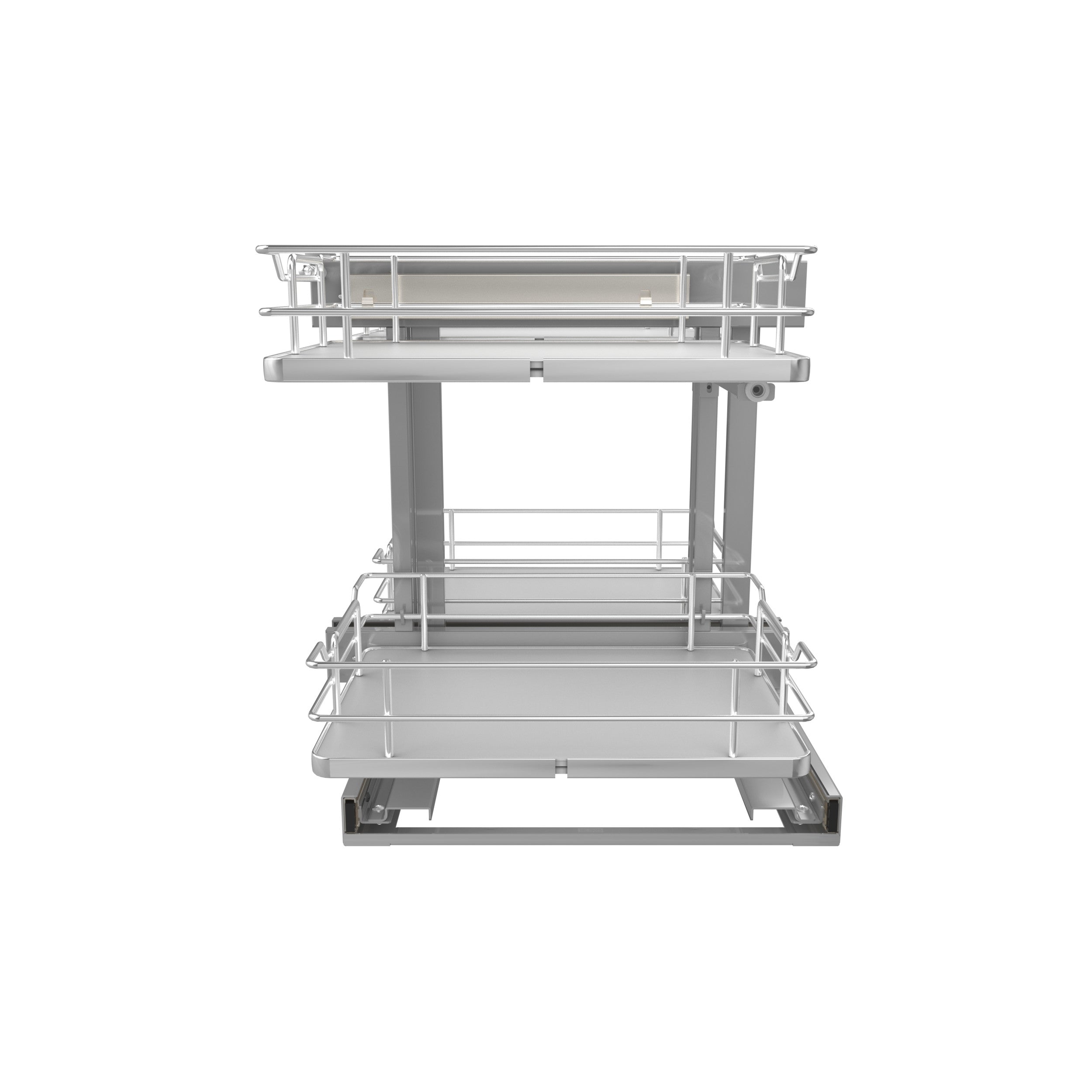 15 in Gray Blind Corner Organizer Soft-Close Gray  26.25 in (667 mm) W x 20.25 in (514 mm) D x 21 in (533 mm) H