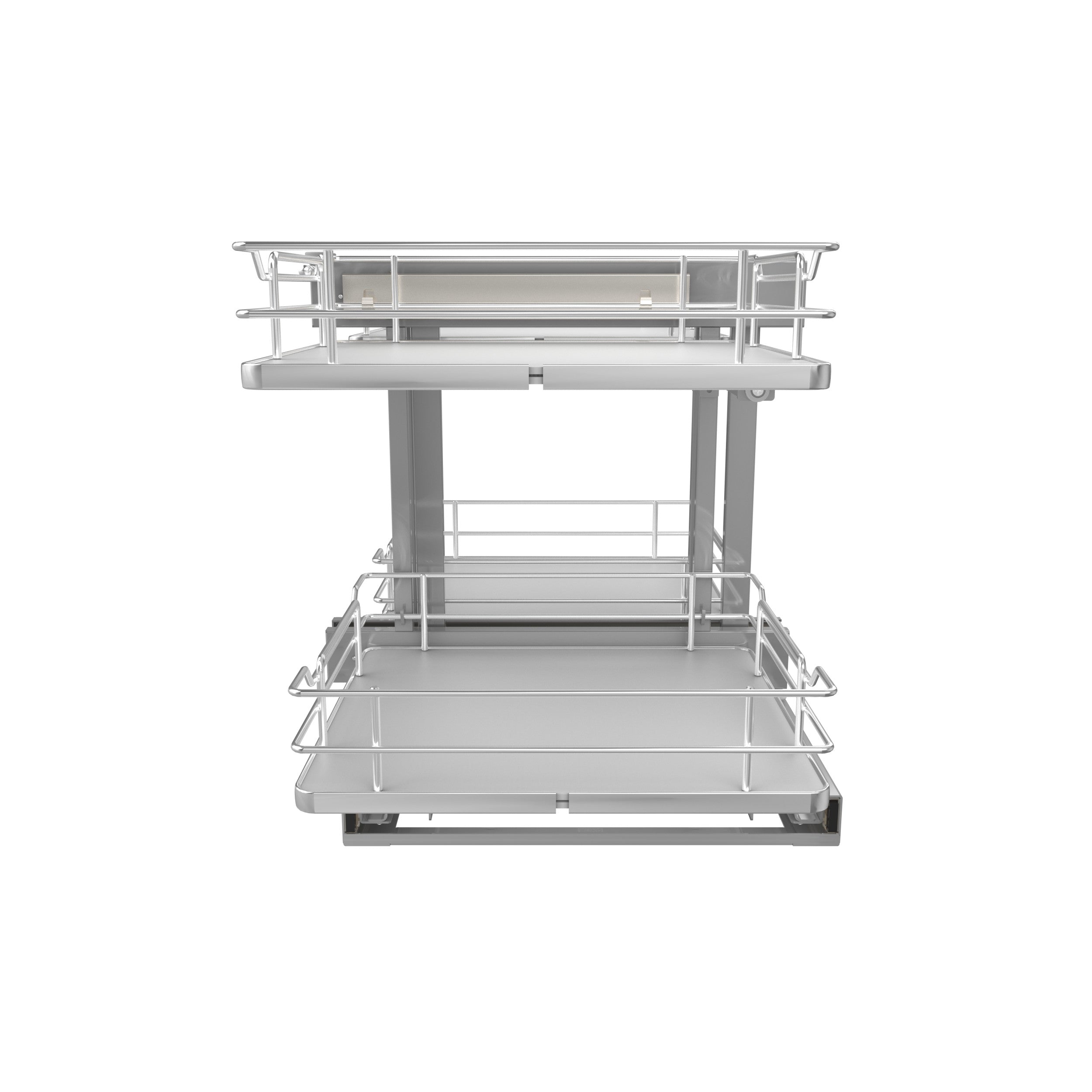 18 in Gray Blind Corner Organizer Soft-Close Gray  32.25 in (819 mm) W x 20.25 in (514 mm) D x 21 in (533 mm) H