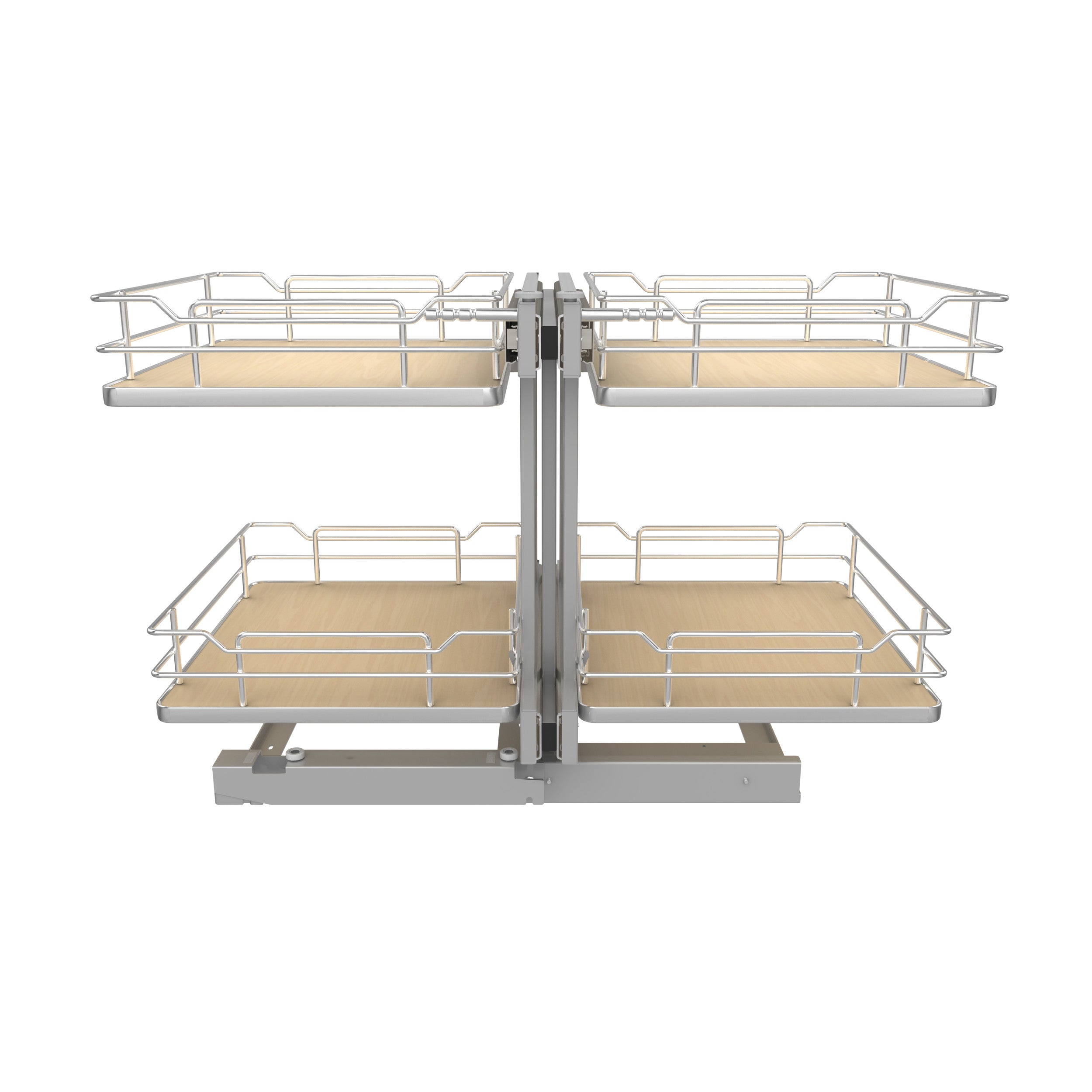 18 in Maple Blind Corner Organizer Soft-Close Natural  32.25 in (819 mm) W x 20.25 in (514 mm) D x 21 in (533 mm) H