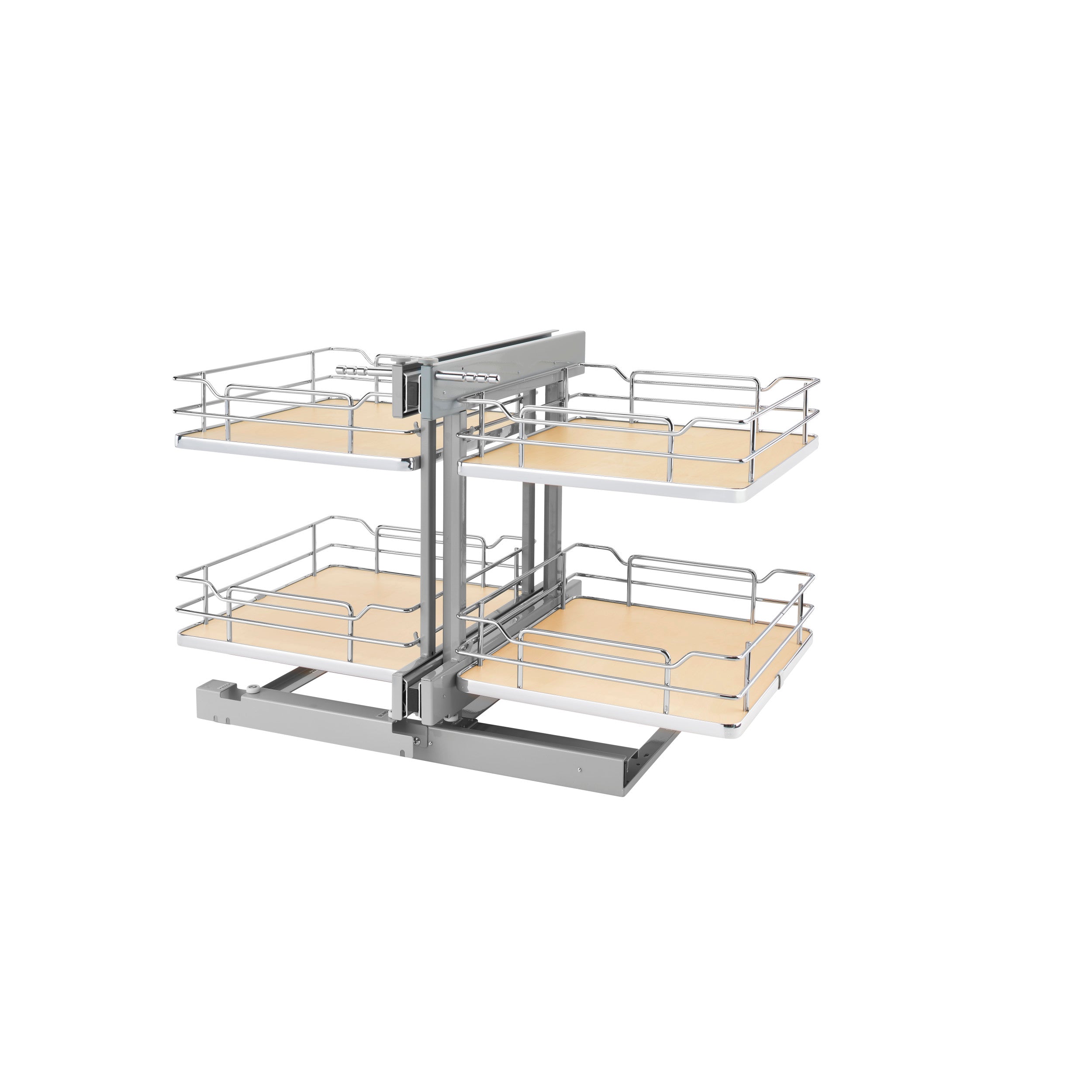 18 in Maple Blind Corner Organizer Soft-Close Natural  32.25 in (819 mm) W x 20.25 in (514 mm) D x 21 in (533 mm) H