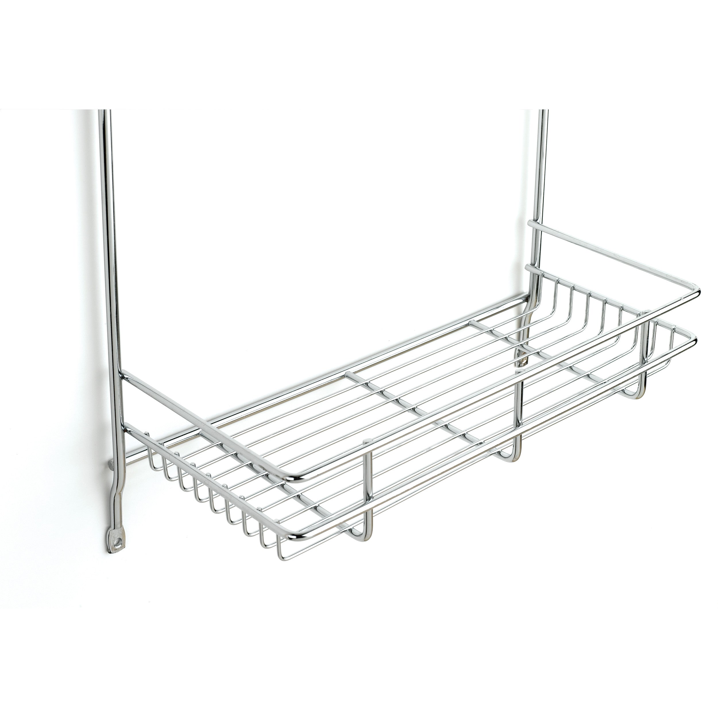 Door mount Linen Rack Chrome  12.25 in (311 mm) W x 5 in (127 mm) D x 46.75 in (1187 mm) H