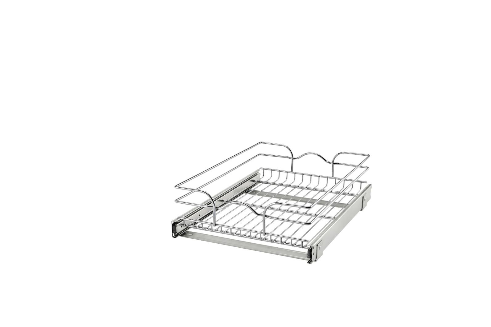 15 in Chrome Single Wire Basket (20 in Depth) Chrome  14.38 in (365 mm) W x 20 in (508 mm) D x 7 in (178 mm) H