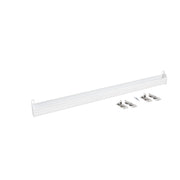 36 in White Polymer Slim Series Tip-Out Tray White  36 in (914 mm) W x 1.69 in (43 mm) D x 3.94 in (100 mm) H