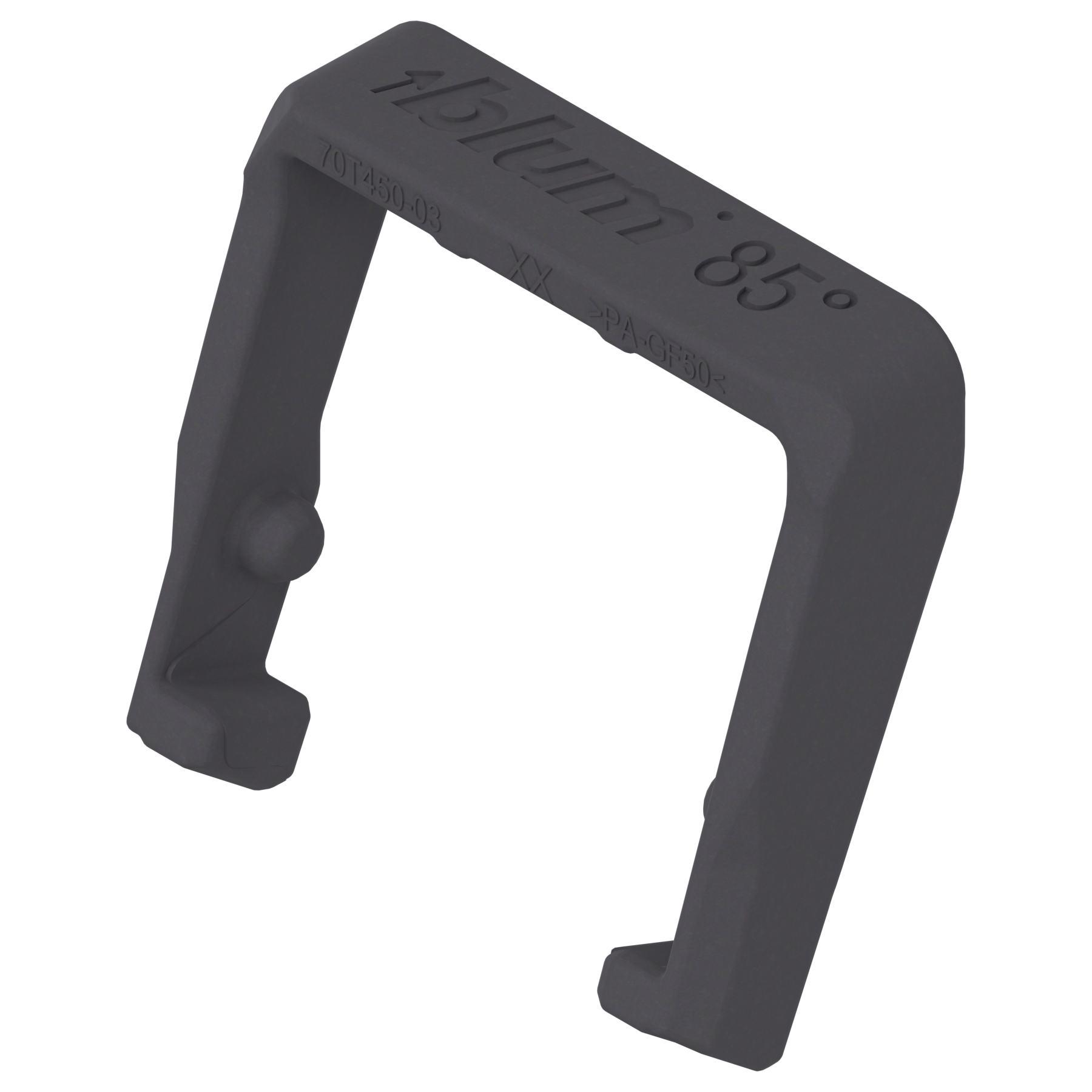 CLIP top BLUMOTION/CLIP top 110Â° hinges for thin fronts accessories Angle restriction clip 85Â° Deep Grey