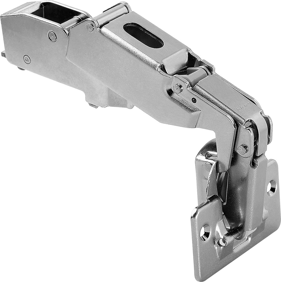 CLIP top 170Â° hinges Free swinging Half O/L Nickel