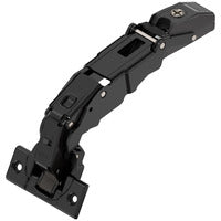 CLIP top BLUMOTION 155Â° zero protrusion hinges Self closing Full O/L Onyx Black