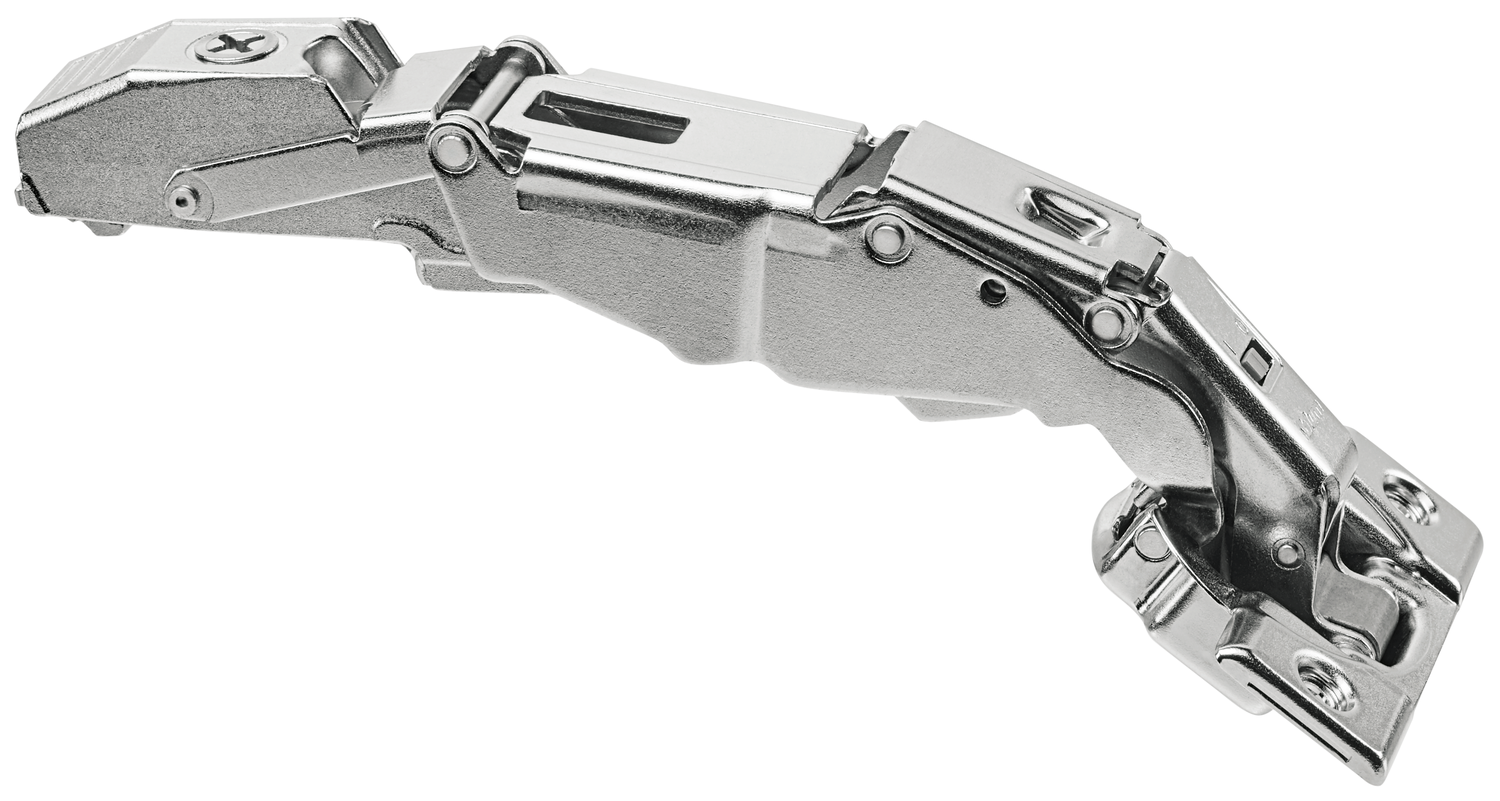 CLIP top 125Â° zero protrusion hinges for thick doors Screw-on Nickel