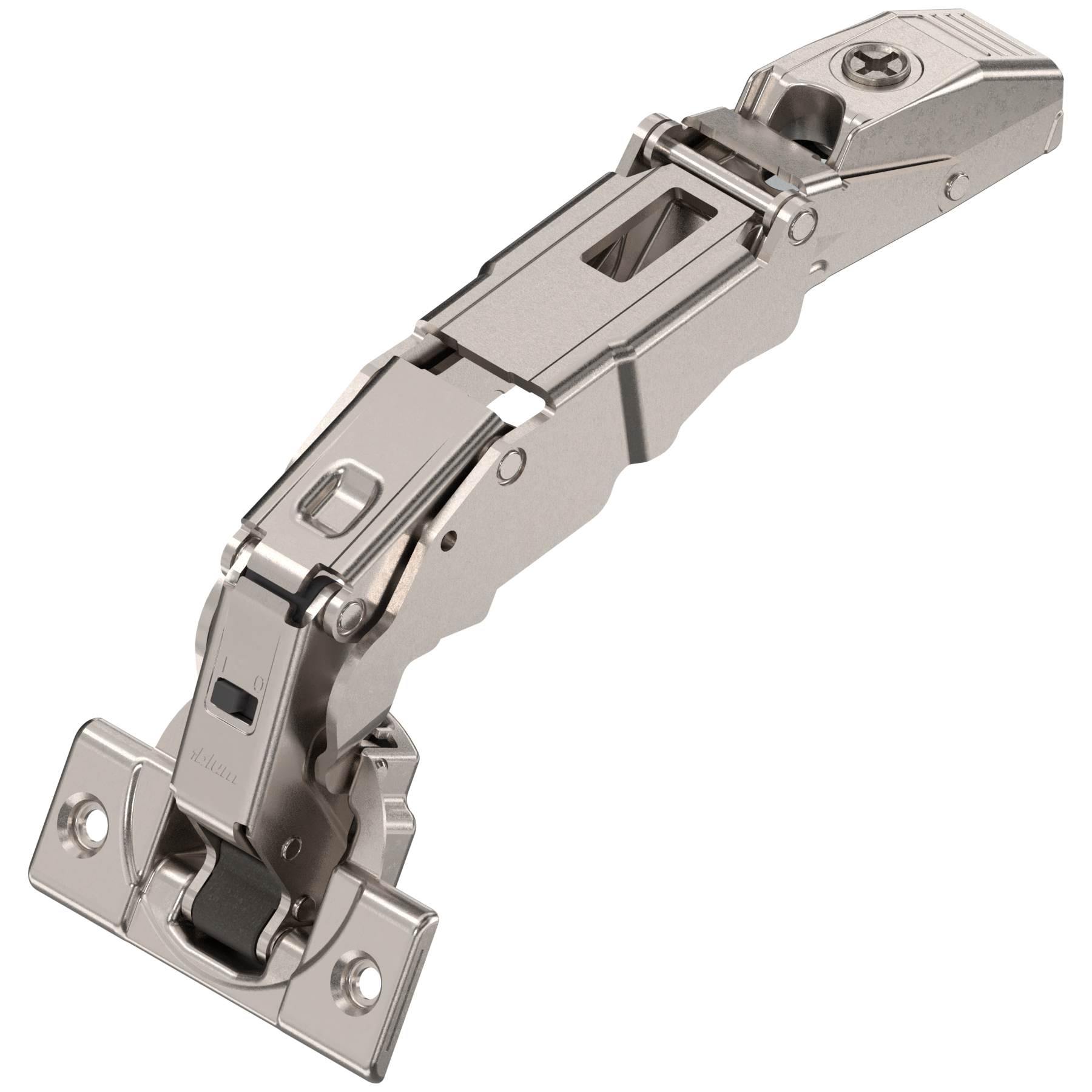 CLIP top 125Â° zero protrusion hinges for thick doors Screw-on Nickel