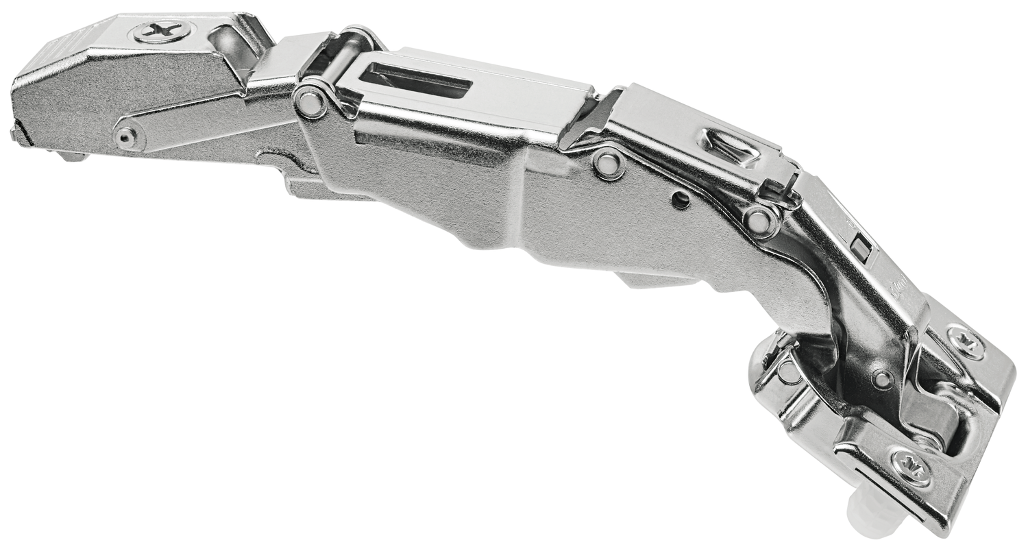 CLIP top 125Â° zero protrusion hinges for thick doors Press-in Nickel