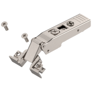 CLIP top hinges - special applications Narrow aluminum free swinging Nickel. Screw-on