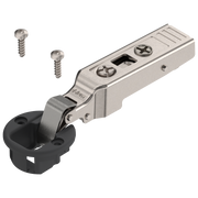 CLIP top hinges - special applications 95Â° Glass door hinges - self closing Full O/L Black/Nickel