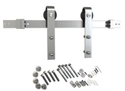 BARNDOORKIT FLAT RAIL SURF MNT 6.5FT SS