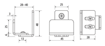 Barn door C guide SS