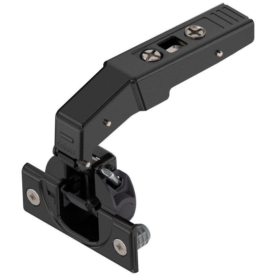 CLIP top BLUMOTION 155Â° zero protrusion hinges Self closing Full O/L Onyx Black