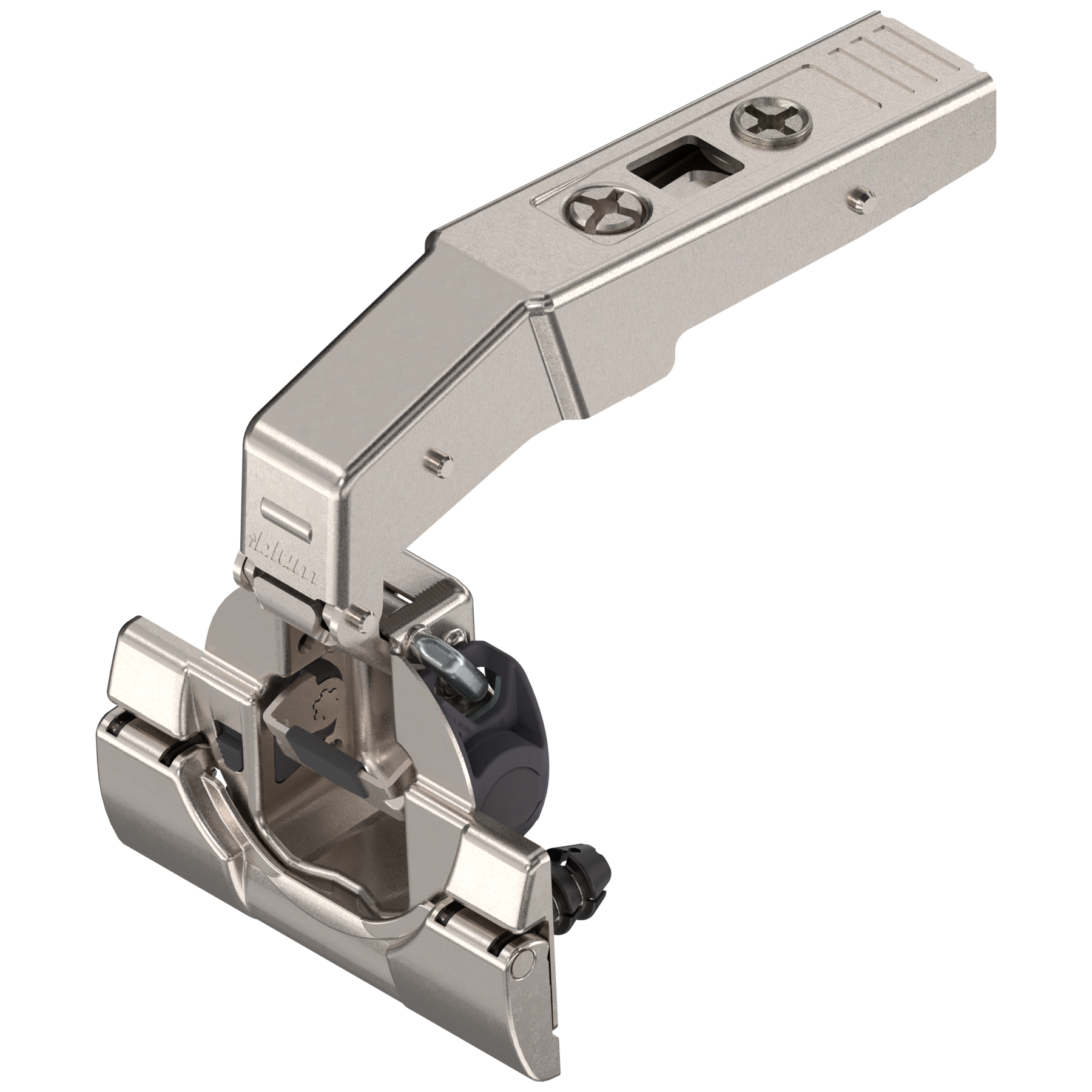 CLIP top BLUMOTION blind corner hinge 95Â°, inset application, hinge cup: INSERTA
