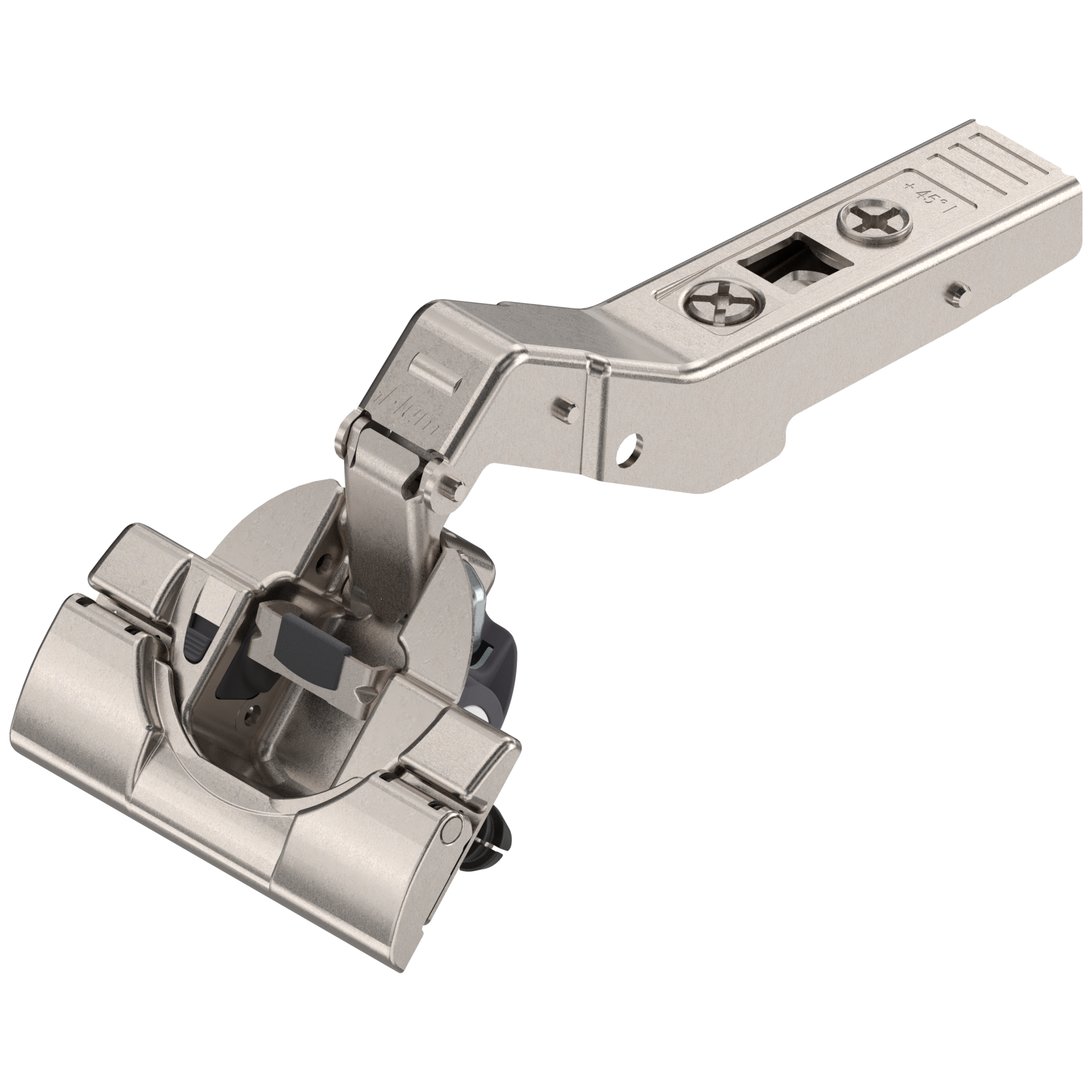 CLIP top BLUMOTION hinges - special applications Angled hinges +45Â° I Nickel