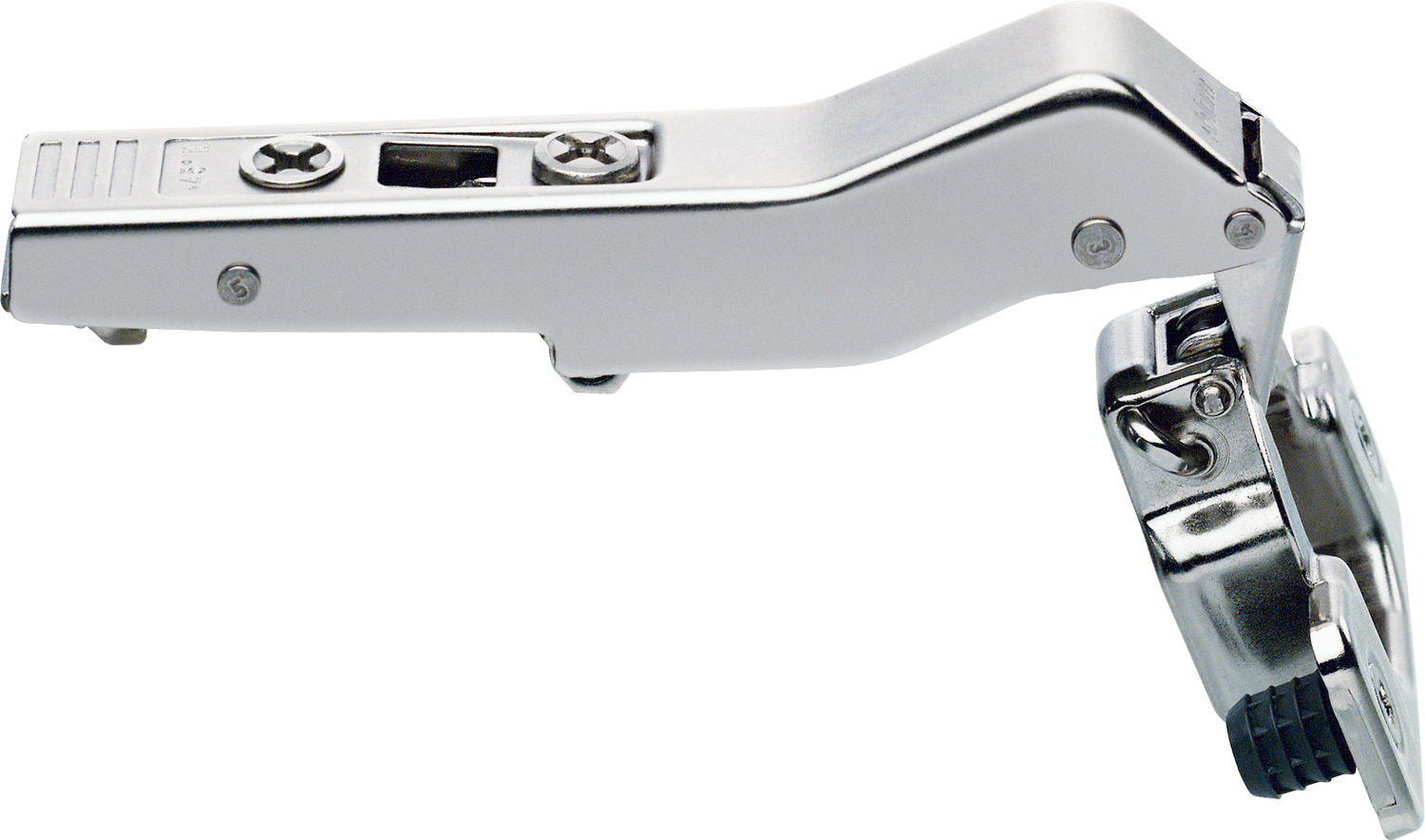 CLIP top hinges - special applications Diagonal 45Â° hinges (110Â° opening) Full O/L Nickel