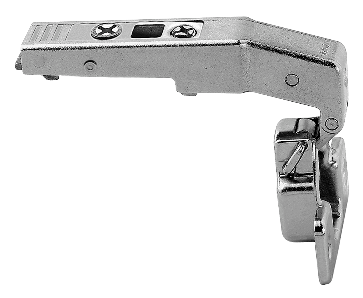 CLIP top hinges - special applications Blind corner hinges (95Â° opening) Inset Nickel