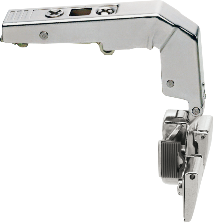 CLIP top hinges - special applications Blind corner hinges (95Â° opening) Full O/L Nickel