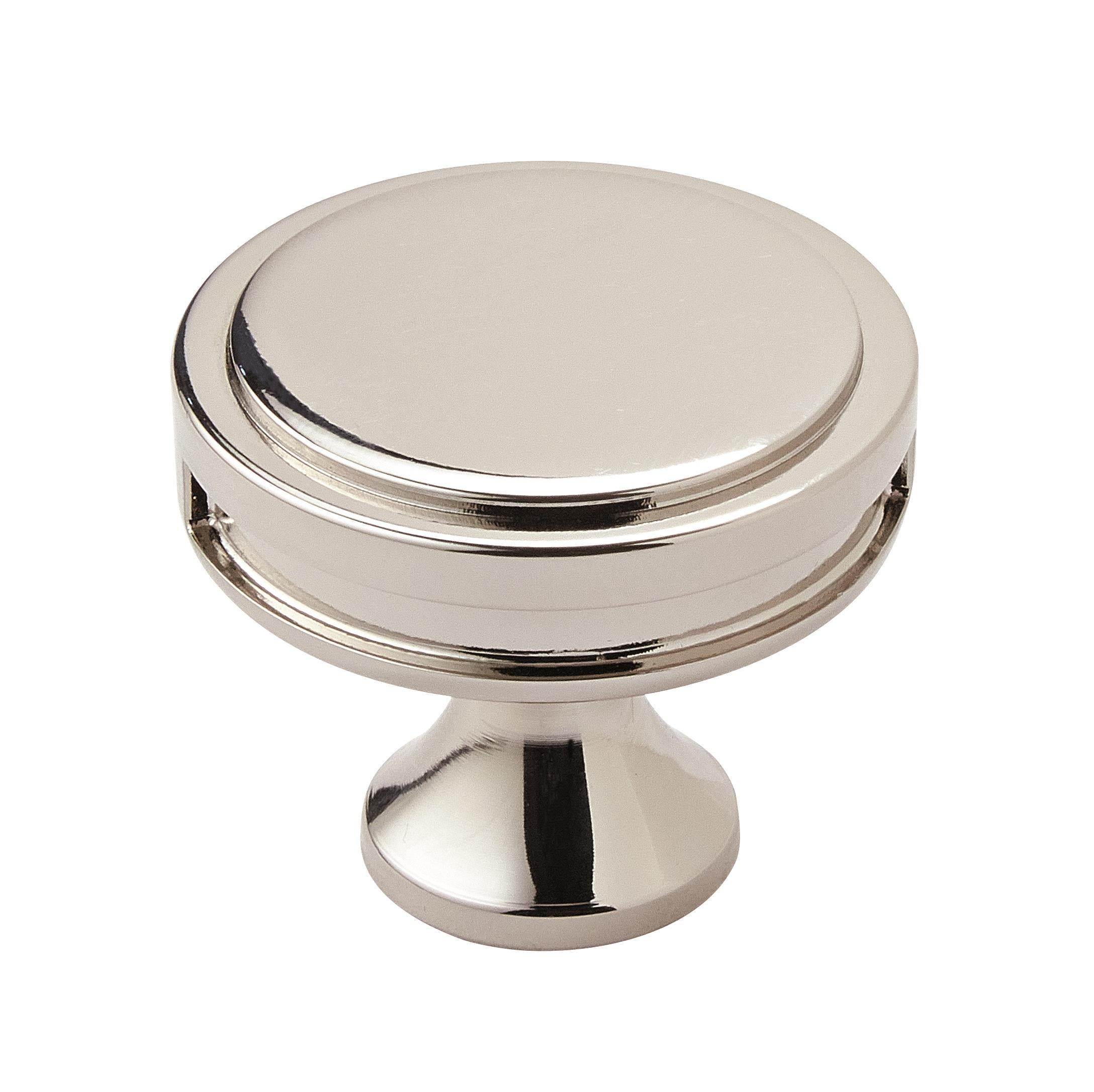 Knob Polished Nickel 11/16(17) DIA