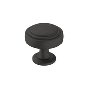 Knob Matte Black 3/4(19) DIA