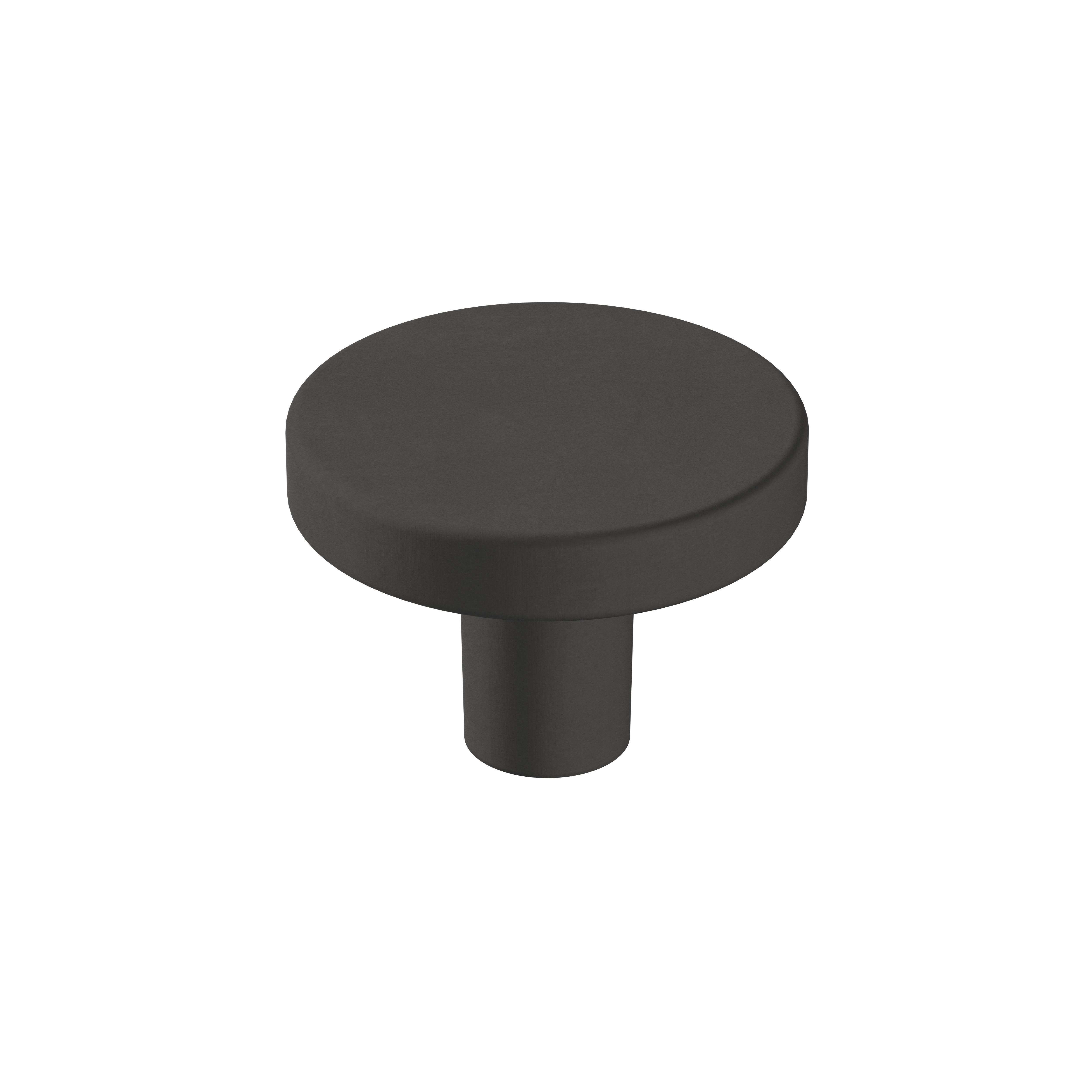 Knob Matte Black 7/16(11) DIA