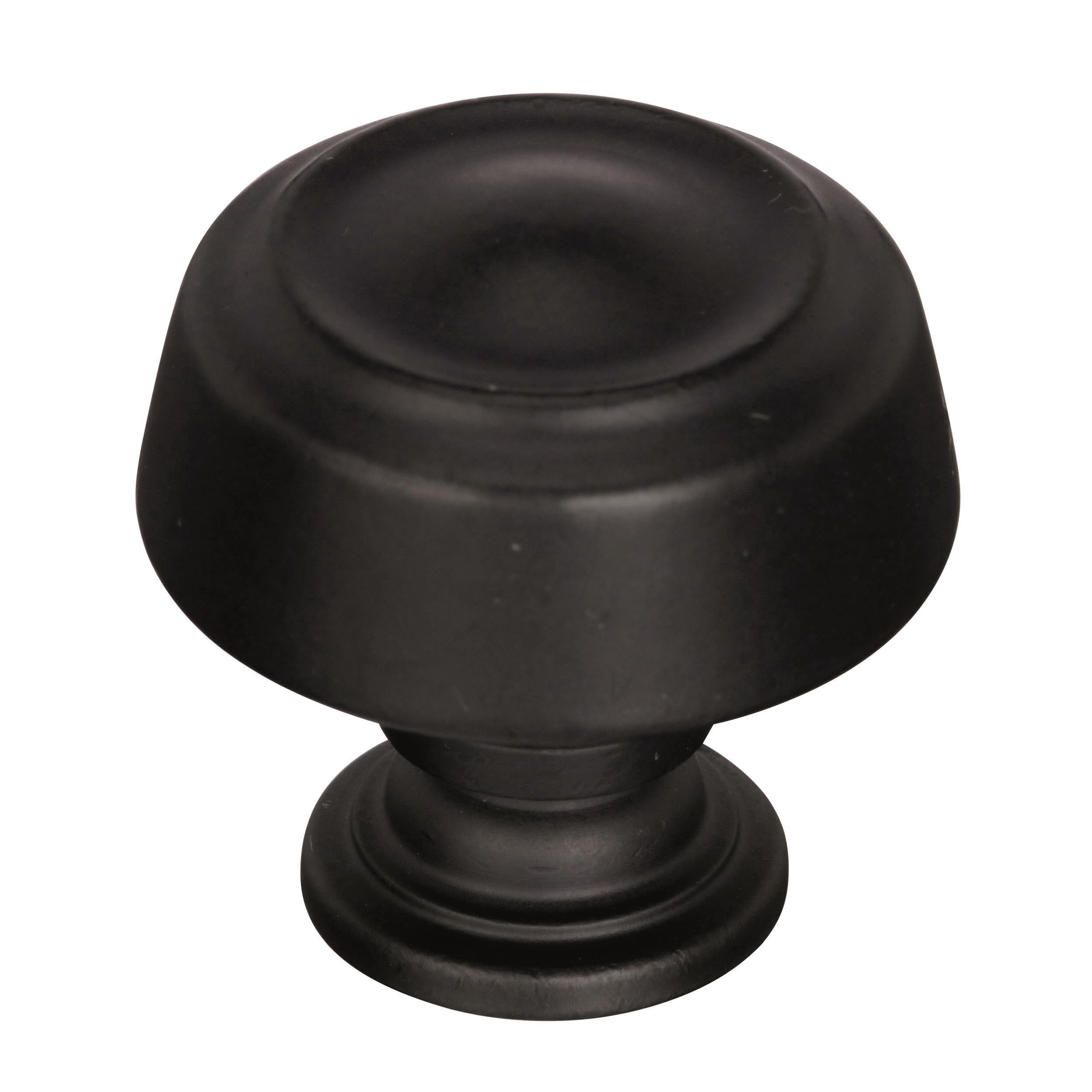 Knob Black Bronze 11/16(17) DIA