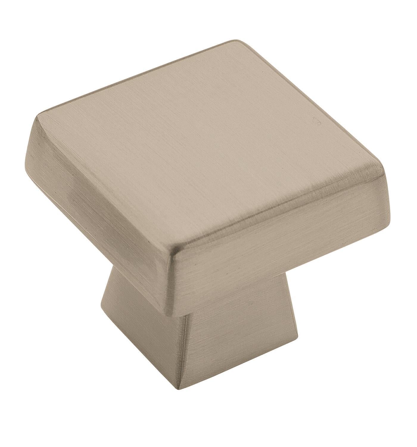 Knob Satin Nickel 13/16(21) L X 13/16(21) W