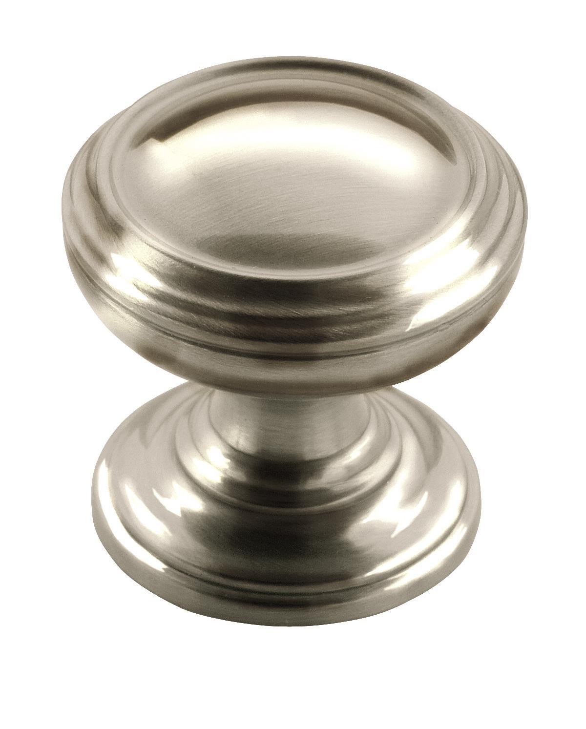 Knob Polished Nickel 1-1/16(27)DIA