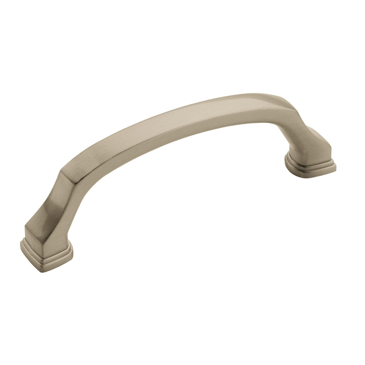 REVITALIZE 3-3/4 INCH (96MM) CENTER-TO-CENTER PULL IS FINISHED IN SATIN NICKEL