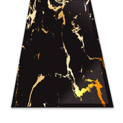PVC WALL PANEL DECORATIVE MARBLE SHEET 4 X 8 FT  - BLACK GOLD