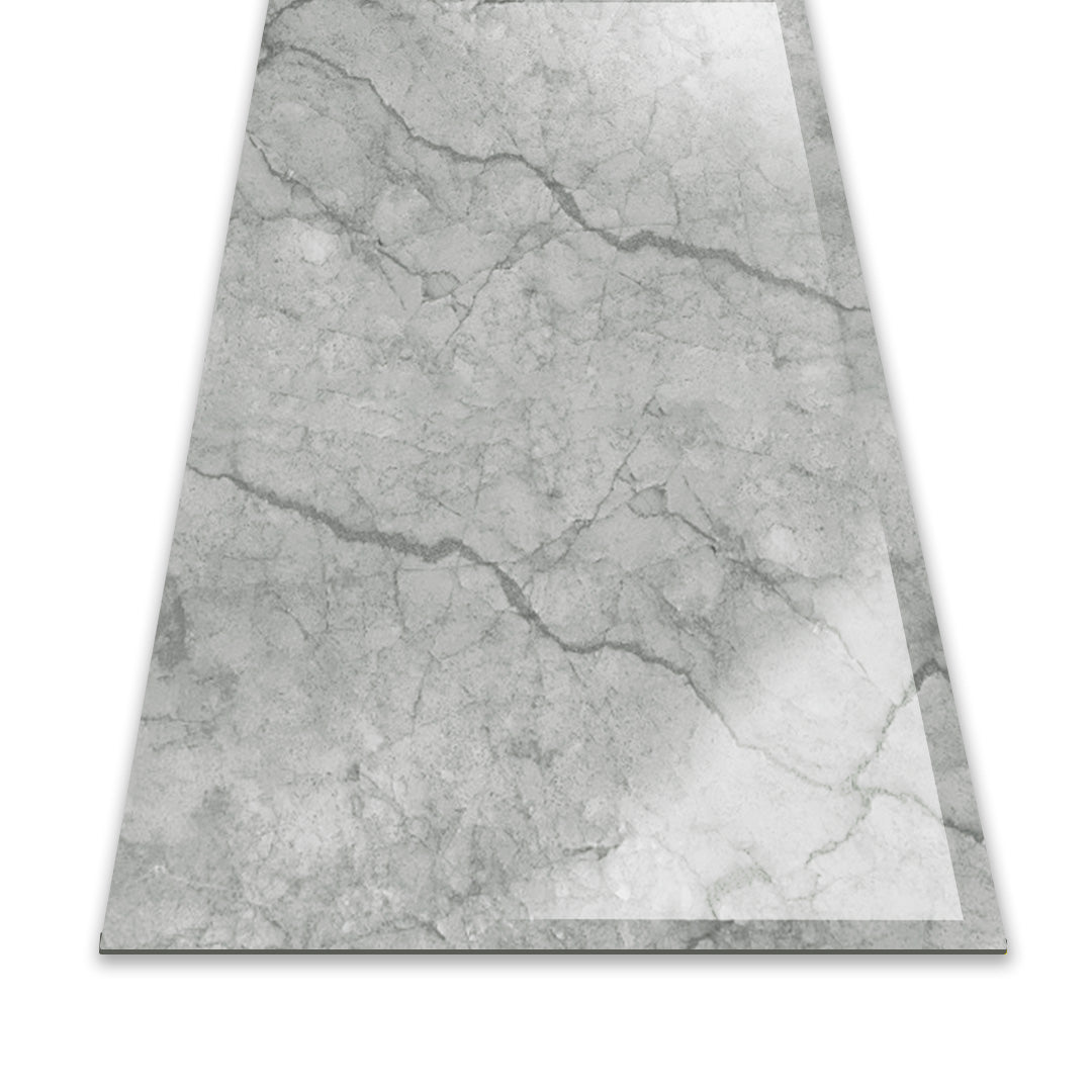 PVC WALL PANEL DECORATIVE MARBLE SHEET 4 X 8 FT  - LIGHT GREY
