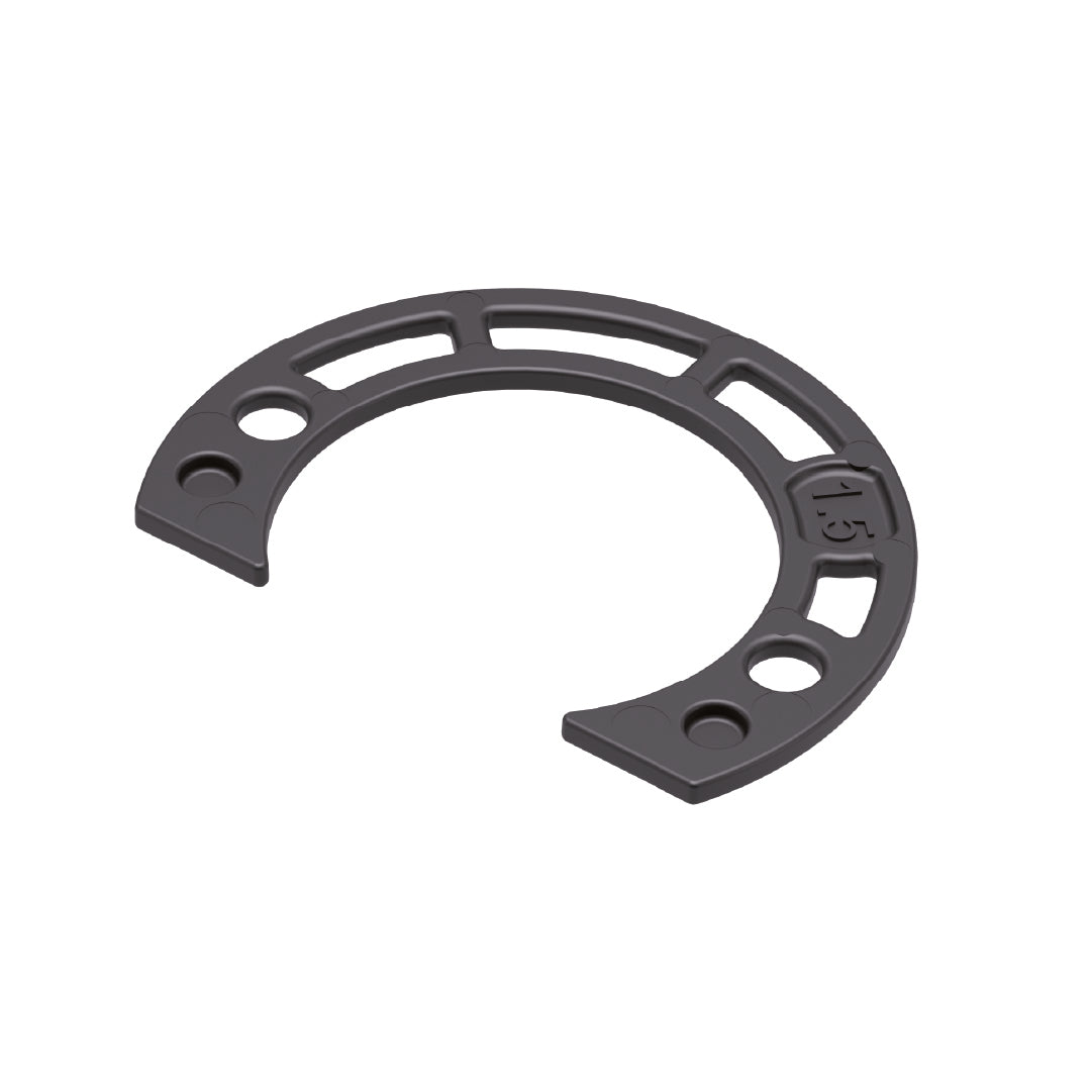 HINGE KIMANA SKIN ITALIANA FERRAMENTA FREE SWING FOR 18MM PANEL DOUBLE DRILL Ã˜40X2.5MM Ã˜26X15MM ANTHRACITE
