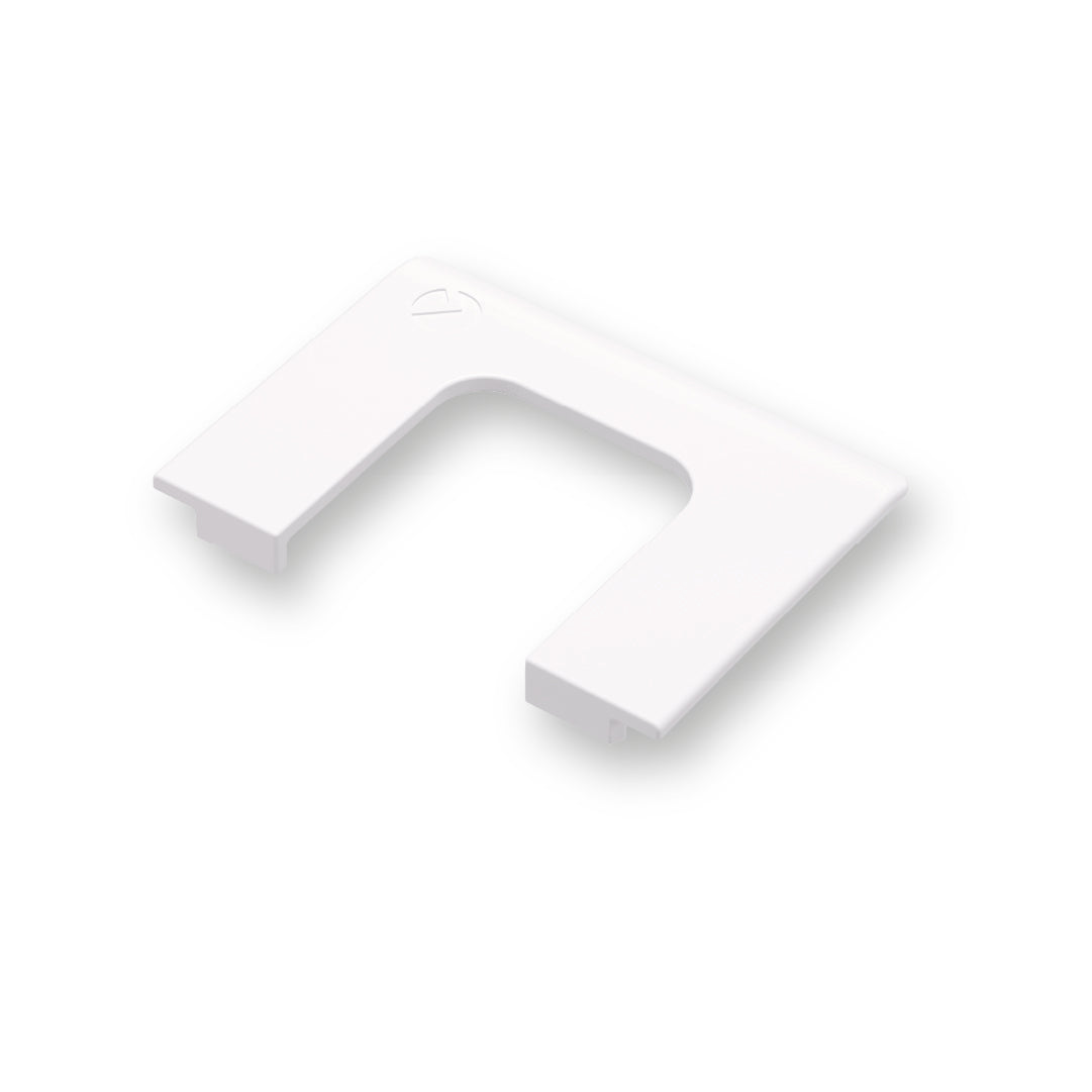 HINGE KIMANA SKIN ITALIANA FERRAMENTA FREE SWING FOR 18MM PANEL DOUBLE DRILL Ã˜40X2.5MM Ã˜26X15MM WHITE