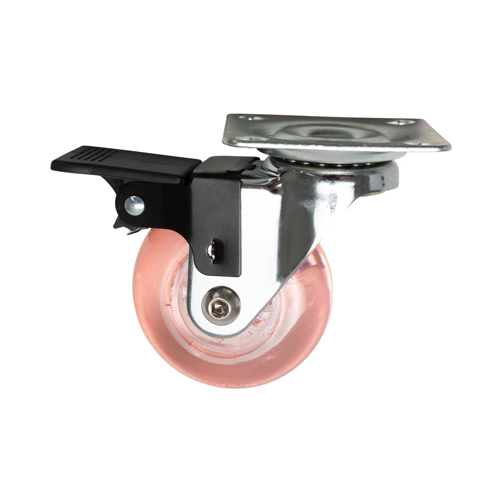 Casters 100Mm Pink Emma