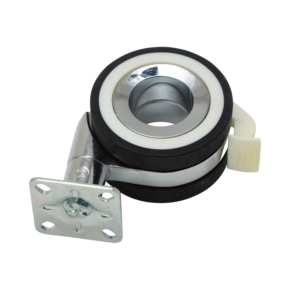 Casters 75Mm Black Emily With Breaks